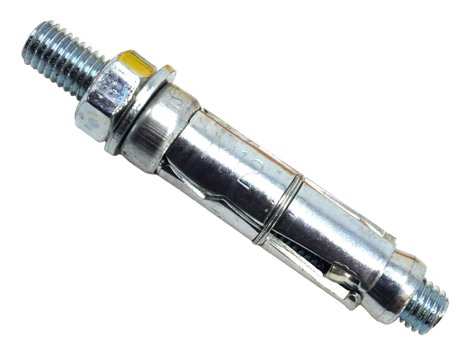 MasonMate MAMSAPM1215 Medium-Duty Projecting Shield Anchor M12 x 15mm (20) Bolts, Silver