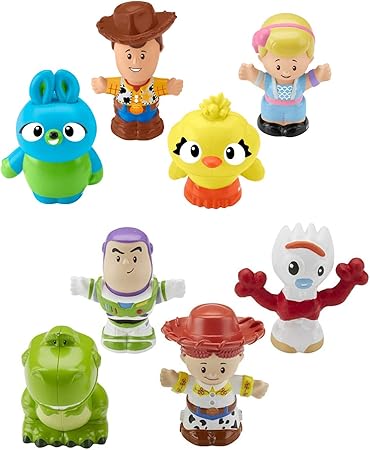 Amazon トイストーリー 4 コンプリート リトルピープルセット バズ ジェシー ウッディ ボーピープル レックス ダッキー バニー フォーキー 8文字 おもちゃ おもちゃ