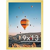 JCJMY 9x13 Picture Frame Gold for Wall