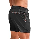 UK loees Mens Casual Shorts Elastic Waist Drawstring Summer Beach Shorts Quick Dry Sports Athletic Golf Shorts with Pockets