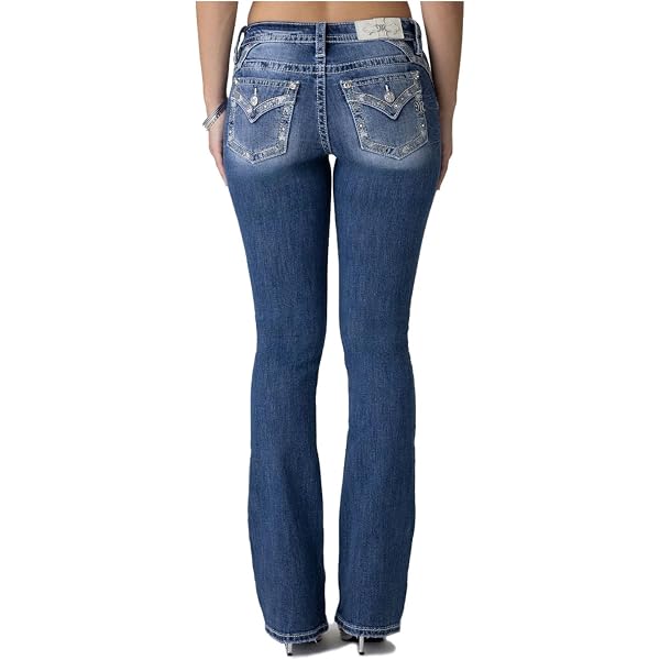 Jeans Bootcut Miss Me Taille 26 - Bleu, Neuf Sans étiquettes, Coupe Regular