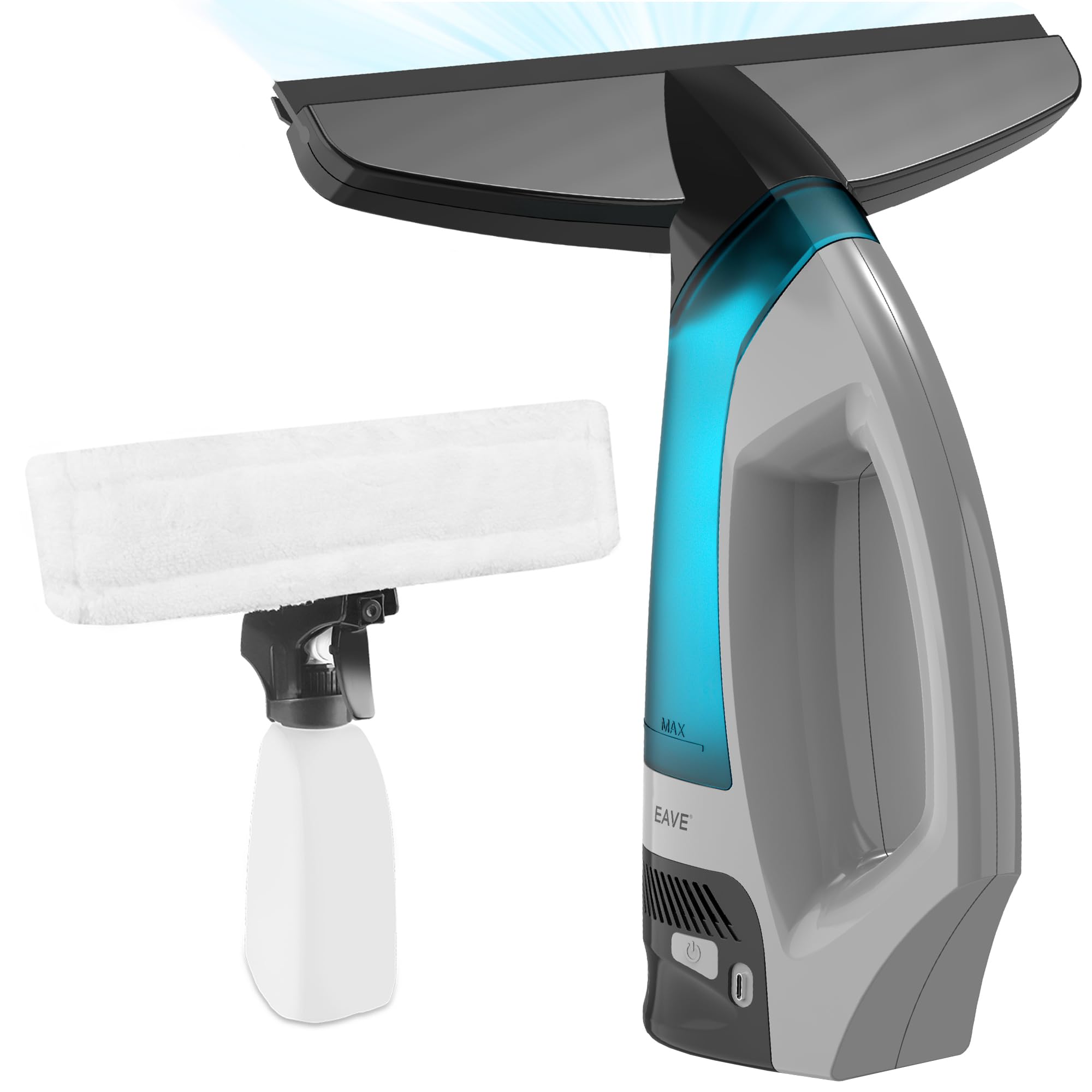 Photo 1 of Electric Window Vacuum Squeegee, Cordless Window Vacuum Cleaner, Rechargeable Windows Vac Set, Power Squeegee Windows Vac for Glass, Tiles, Mirrors