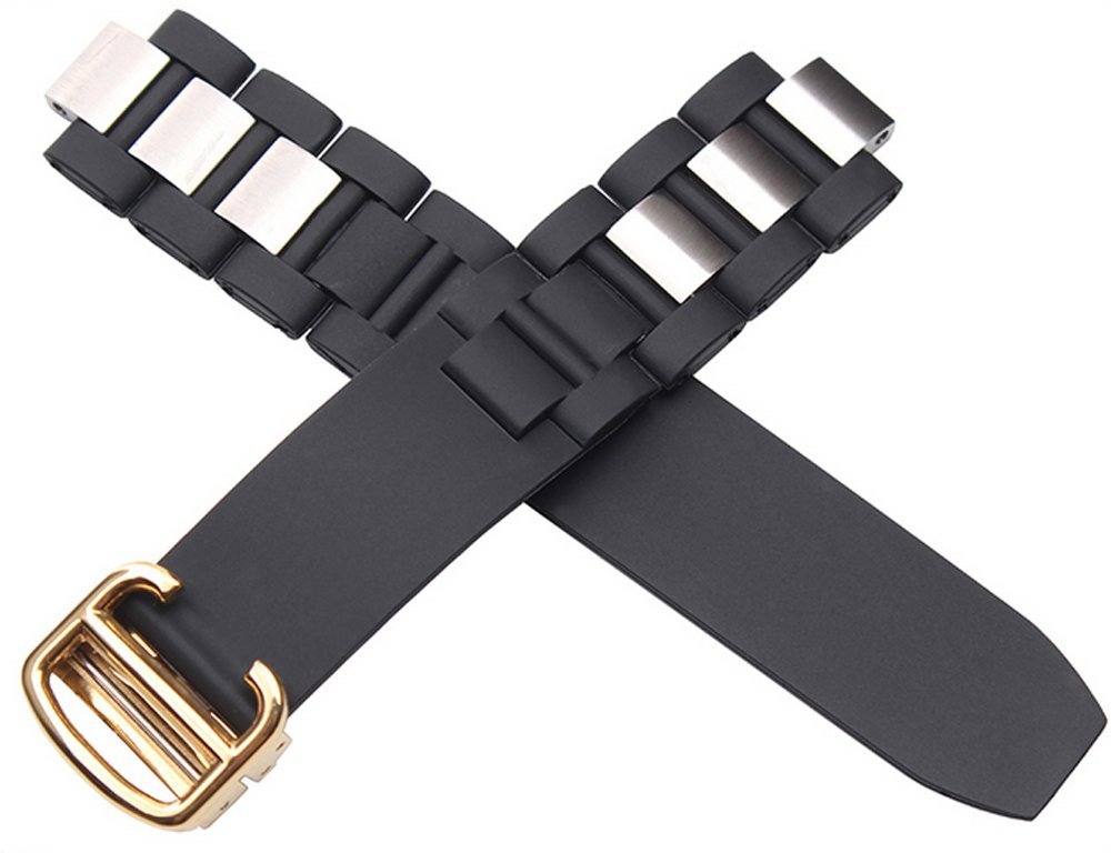 Richie strap]20mm Rubber Watch Band 