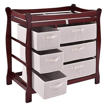 Amazon Com Honey Joy Baby Changing Table Infant Diaper Nursery