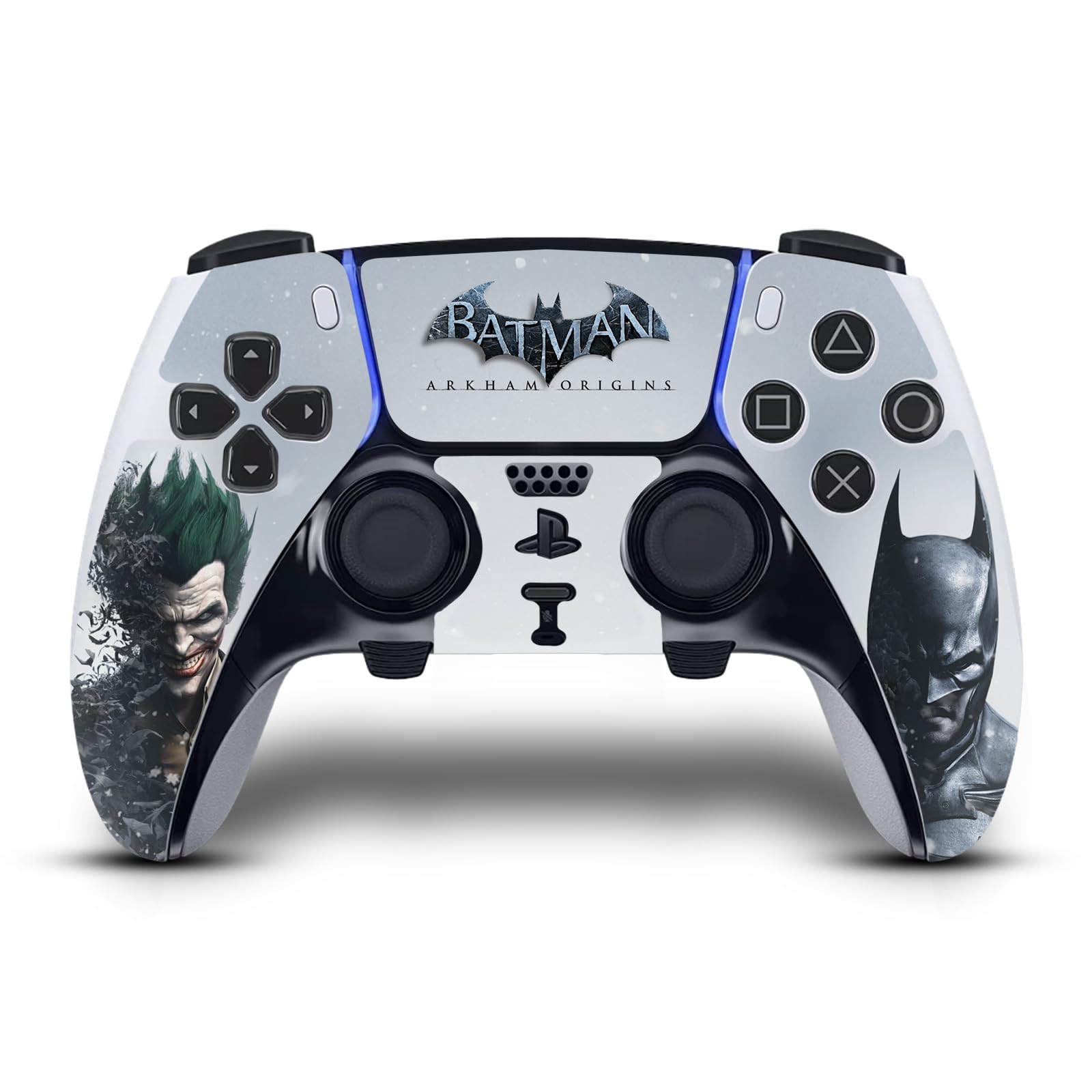 Head Case Designs Officially Licensed Batman Arkham Origins Joker Key Art Vinyl Sticker Gaming Skin Decal Cover Compatible With Sony PlayStation 5 PS5 DualSense Edge Controller