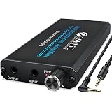 eSynic 16-300 Ohms Portable Headphone Amplifier-1000mAH Rechargeable Headphone Amp with Gain Switch & Volume Control-Aluminum Alloy 3.5MM AUX Audio Amplifier for Phone/Laptops/PC/MP4/Gaming Consoles