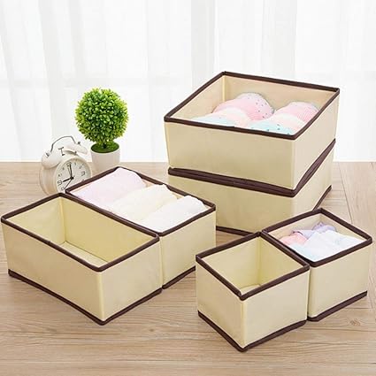 6PCS / Set Ropa Interior Plegable Organizador Sujetador ...