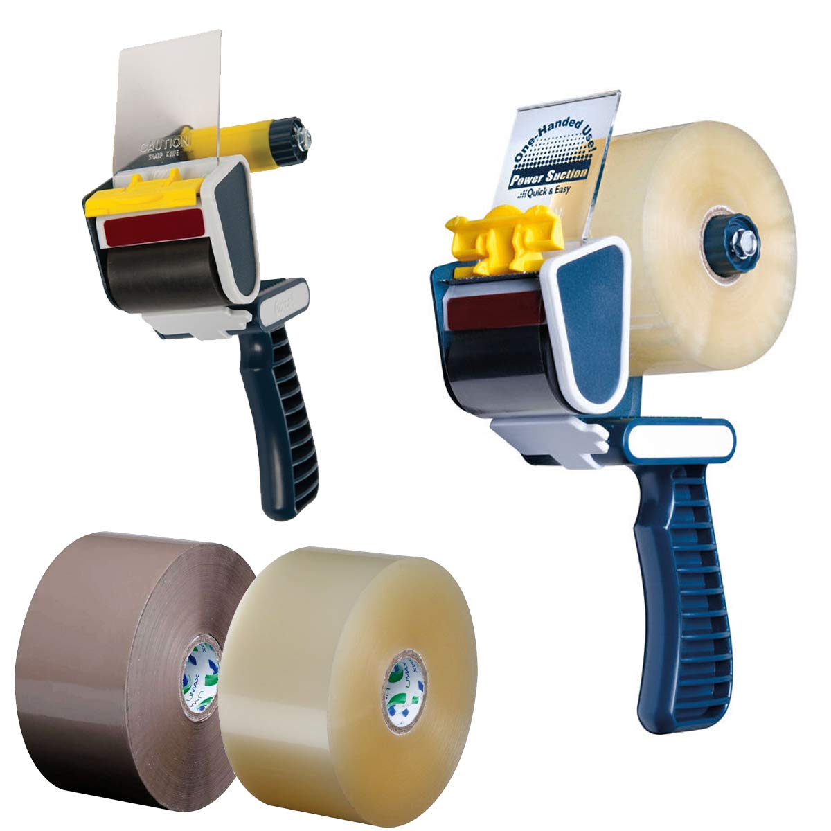 Max Solutions Heavy Duty Tape Gun - Semi-Automatic, Metal, MX-2067, 50mm Tape Dispenser