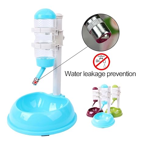 Free Standing Automatic Cat Feeder With Stable Enclosed Water