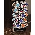 BLACKSMITH FAMILY 40x Pods Capacity K Cup Holders,K Cup Holder, K Cups Holder,K Cup Carousel, Coffee Pods Holder Storage Organizer Stand, No Assembly Required, Black (Deluxe Version,40 Pods Capacity)