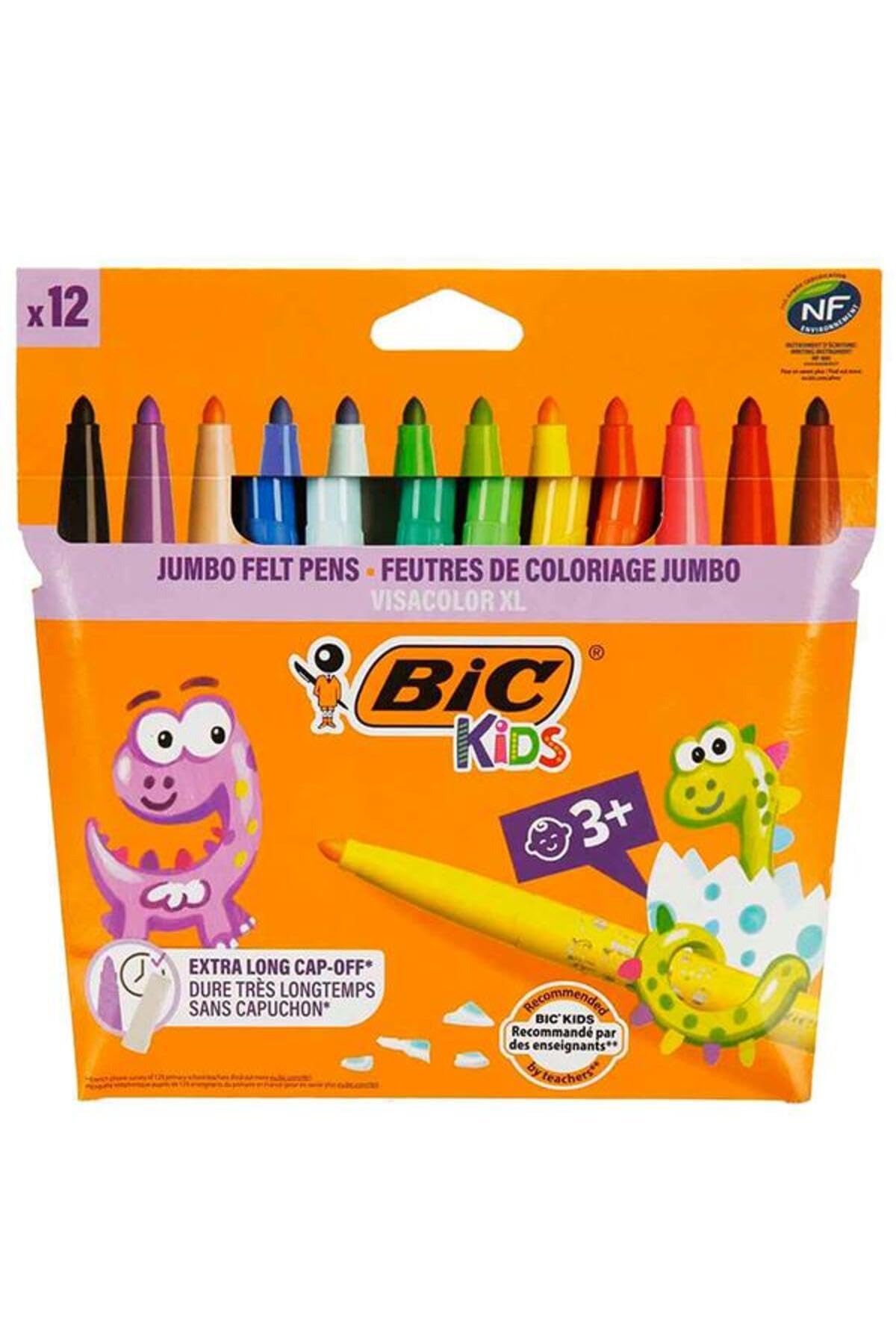 BIC Kids Visacolor XL Colouring Pens 12 Pack