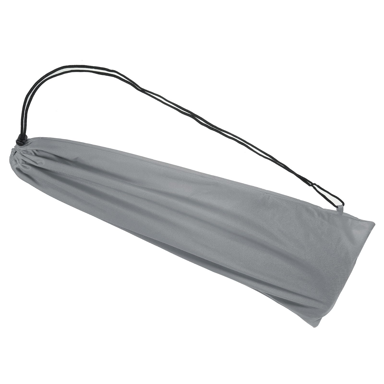 PATIKIL Badminton Racquet Cover Bag, Soft Badminton Racket Pouch Velvet Lining with Drawstring Double Shoulder Strap Lightweight, Grey