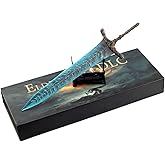 Elden Ring DLC Shadow of the Erdtree Dark Moon Greatsword 12'' 30cm Martial Arts Game Collection Party Supplies Desk Room Decoration Backpack Pendant Gift (12''Dark Moon Greatsword in Giftbox)