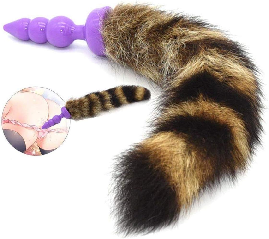raccoon tail ball toy