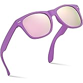 Retro Rewind Kids Sunglasses for Boys Girls Age 3-12 - Shatterproof UV400 Toddler Children Sun Glasses
