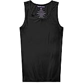 Tommy John Men's Tank Top, Cool Cotton, Slim Fit T-Shirt Stay Tuck Design, 3 and Single Pack