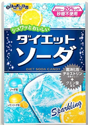 Amazon 扇雀飴本舗 ダイエットソーダ 85g 6袋 扇雀飴本舗 あめ キャンディ 通販