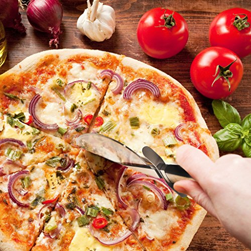 Manley Stainless Steel Pizza Cutter - 4" Wheel