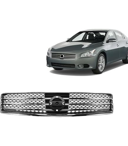 Amazon.com: For Nissan Maxima 2009 2010 2011 Grille | Chrome/Dark