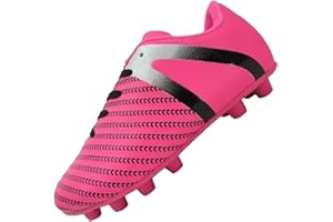 Vizari Impact Firm Ground Kids Soccer Cleats | Lightweight & Durable Girls and Boys Soccer Cleats with Excellent Traction | Unisex Football Shoes with Padded Heel & Anti-Stretch Lining