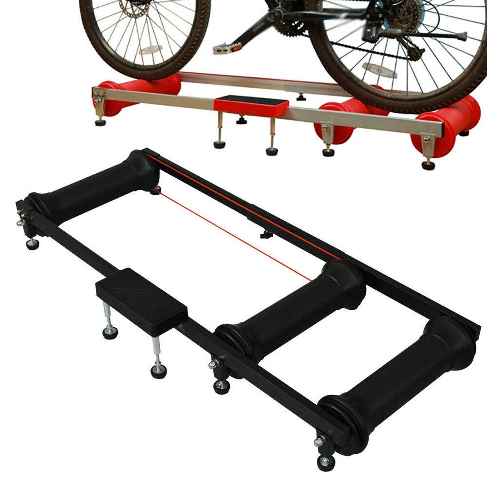 Nonebrand Bicycle Bike Roller Trainer Rollers - Portable Foldable Indoor Home Exercise Bike Bicycle 