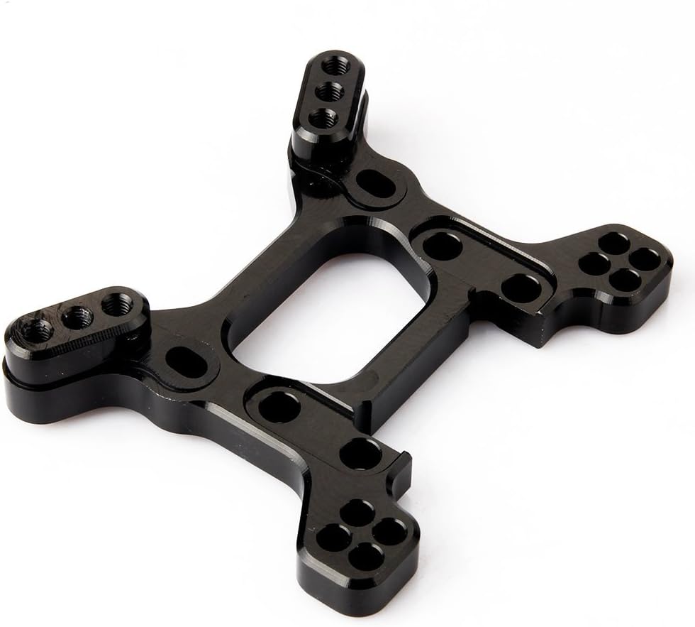 Yiguo Aluminum Alloy Front Shock Tower AX31003 for RC 1:10 Axial Yeti Rock Racer 90026 Upgrade Black