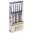 Gel Ink Pen Extra fine point 0.35mm Blue Liquid Rollerball Pens Quick Drying Gel Pens School Office student Exam Writing Stationery Supply 12 Pcs/Set (Blue)