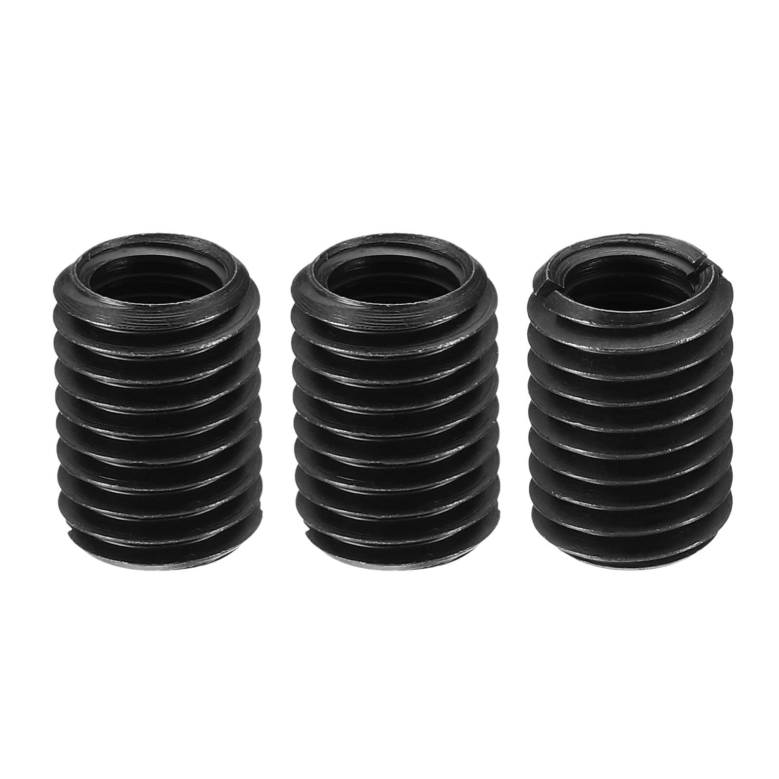 PATIKIL Grade 8.8 Carbon Steel Threaded Repair Insert Nut, 3pcs M10x1.5 Female to M14x2 Male High Strength Screw Sleeve Inserts Reducing Adapter Reducer 20mm