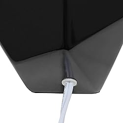 Simple Designs LT2065-BLK Round Prism Mini Table