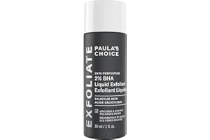 Paula's Choice Skin Perfecting 2% BHA Liquid Salicylic Acid Exfoliant, Gentle Facial Exfoliator for Blackheads, Large Pores, Wrinkles & Fine Lines, Travel Size, 1 Fluid Ounce