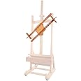 Mabef Painting Revolving Canvas Accessory for Easel, Brown