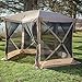 Gazelle G5 4 Person 5 Sided 115 x 106 Portable Canopy Gazebo Tent + Wind Panels