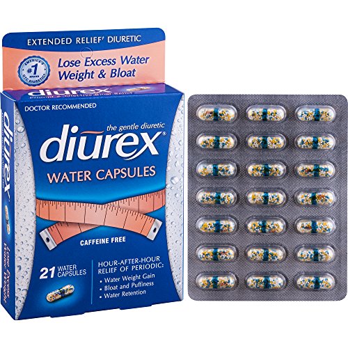 Diurex—Extended Relief Water Capsules—21 Capsules—LongLasting Relief
