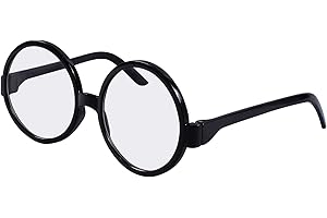 Disguise Harry Potter Glasses for Kids, Official Hogwarts Wizarding World Round Costume Eyeglasses Accessory,Black