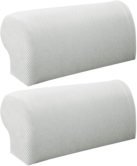 Amazon Com 2pcs Sofa Armchair Armrest Covers Jacquard Stretch