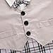 Taiycyxgan Baby Boy Summer Short Sleeve Gentleman Bow Tie Tuxedo Rompers Bodysuits Khaki 90
