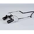 Songzi Optics 4X Titanium Frames Kepler Binocular Dental Surgical Loupes for Dental Brain Surgery Vascular Anastomosis Operation Others (Working distance: R(420mm))