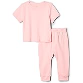 Amazon Essentials x Sofia Grainge Unisex Toddlers and Babies' Pant & Top Set