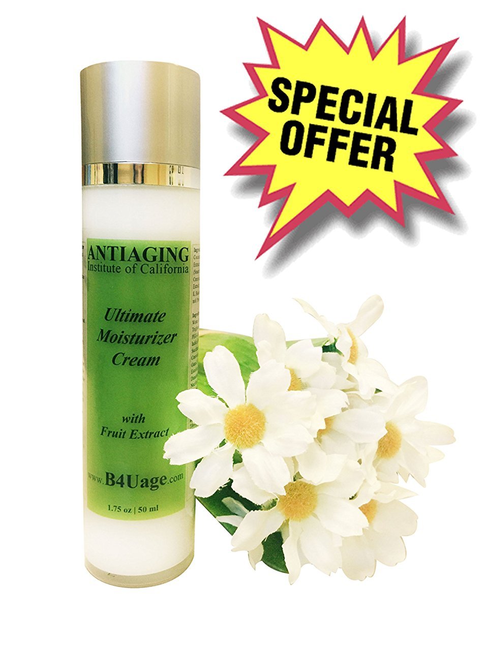 Ultimate Moisturizer Cream, Anti Aging, Anti Wrinkle, Anti Oxidant, Hydrating, Rejuvenating, Younger Skin in 2 weeks