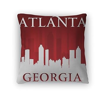 Amazon Com Gear New Throw Pillow Accent Decor Atlanta Georgia