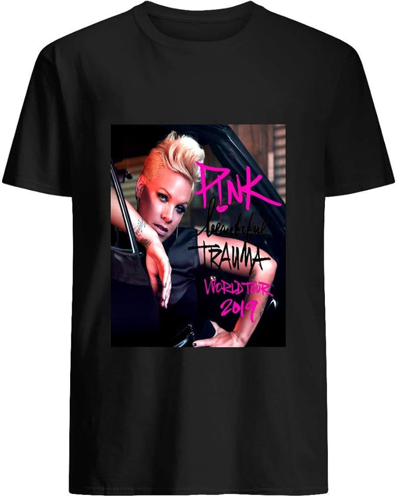 Pink Beautiful Trauma World Tour 2019 T Shirt For Unisex | Zelitnovelty