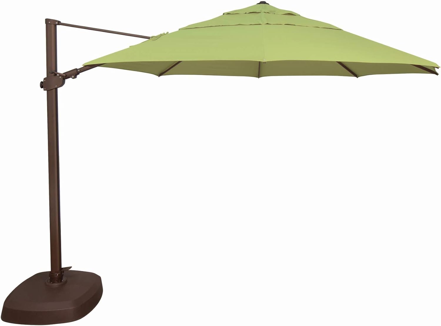 Simplyshade Ssag25r 00d A54011 Ssag25r 00d A Fiji 11 1 2 Wide Open Sunbrella Cantilever Umbrella With Full 360 Rotation Garden Outdoor Amazon Com