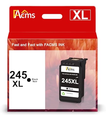 Besttech Remanufactured Canon PG-245XL Black Ink Cartridge | High Yield For Pixma TS3322 TR4520 MG2522