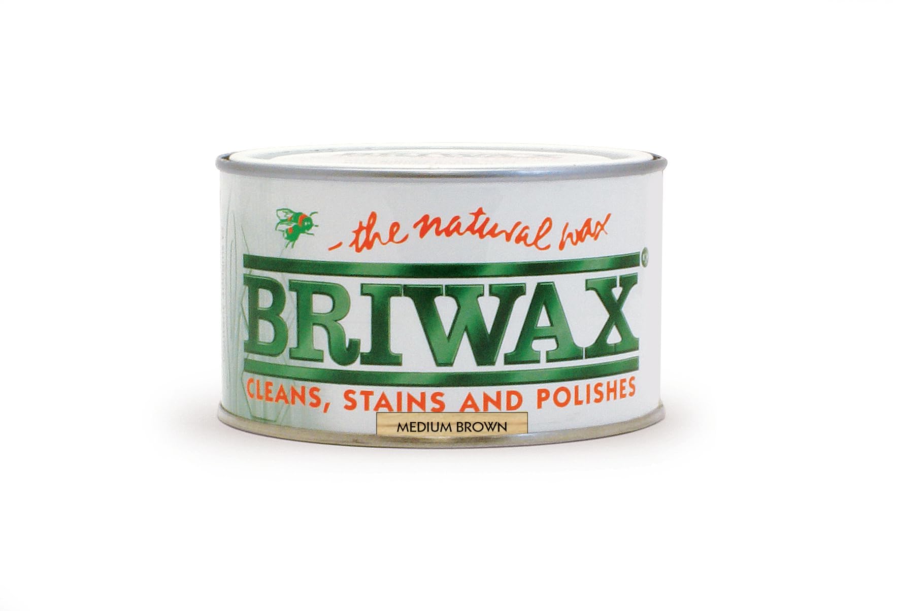 Briwax Toulene Free Medium Brown 370g