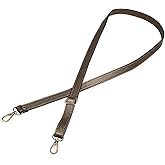 VanEnjoy Full Grain Genuine Leather Adjustable CrossBody Strap Replacement for Bag Purse, 0.7" Wide,26-51" Long
