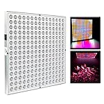 Yougeyu Led Grow Light Panel 45W 225 LEDs White Orange Red Blue 4-Band Full Spectrum Plant Light for Indoor Plants Seeding Growing and Flowering