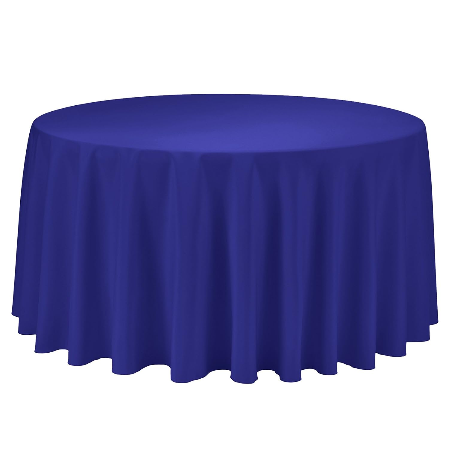 Best round table cloth royal blue