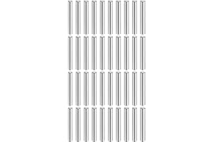 uxcell 40 Pcs 5 mm x 40 mm Dowel Pins 316L Stainless Steel Cylindrical Dowel Pins Shelf Support Peg Pin Rod Fasten Elements M