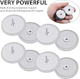 FINDMAG 4 Pcs Magnets 32 x 5 mm 90 LB Neodymium Countersunk Hole view 2