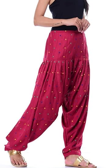 Women's Rayon Patiala booti print